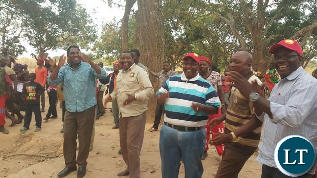 HH and UPND Campaign Team for Patrick Mucheleka in Lubansenshi