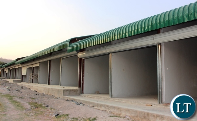 Itezhi-Tezhi modern Market is progressing well . Above, the structure shaping up at a fat rate