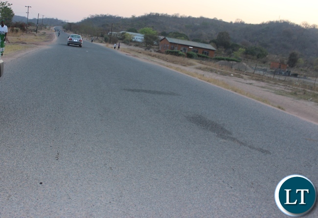 Construction of Itezhi-Tezhi Road in Itezhi-Tezhi district in Central Province is progressing well but at a slow pace. Above, the road shaping up , residents of this area hope this road can be completed quickly