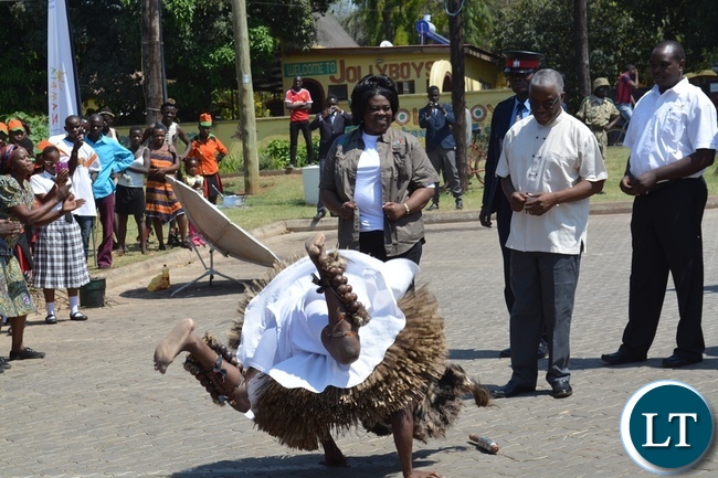 Tourism Minister at the World Tourism Day celebrations in Livingstone