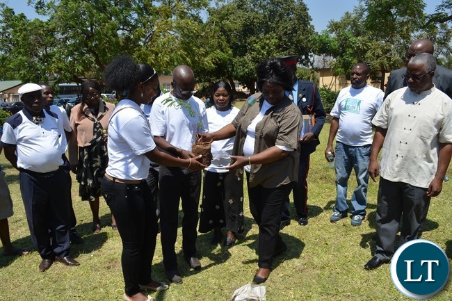 Tourism Minister at the World Tourism Day celebrations in Livingstone