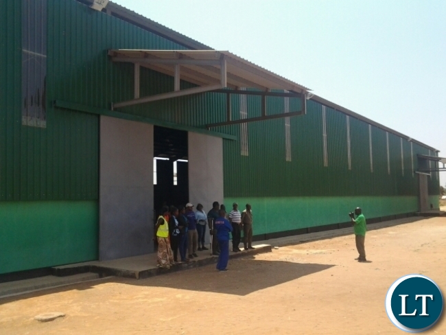 NEWLY constructed Food Reserve Agency shed at Lumezi in Lundazi with the capacity storage of 5000 metric tones NEWLY constructed Food Reserve Agency shed at Lumezi in Lundazi with the capacity storage of 5000 metric tones