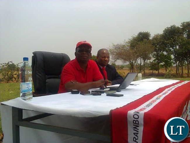 Dr Cosmas Musumali, the first Deputy General Secretary of the Rainbow Party