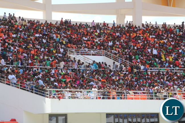 Part of the crowd.