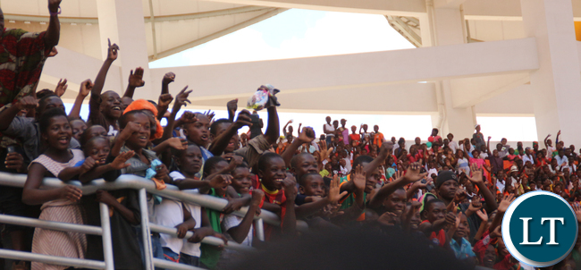 Part of the crowd.
