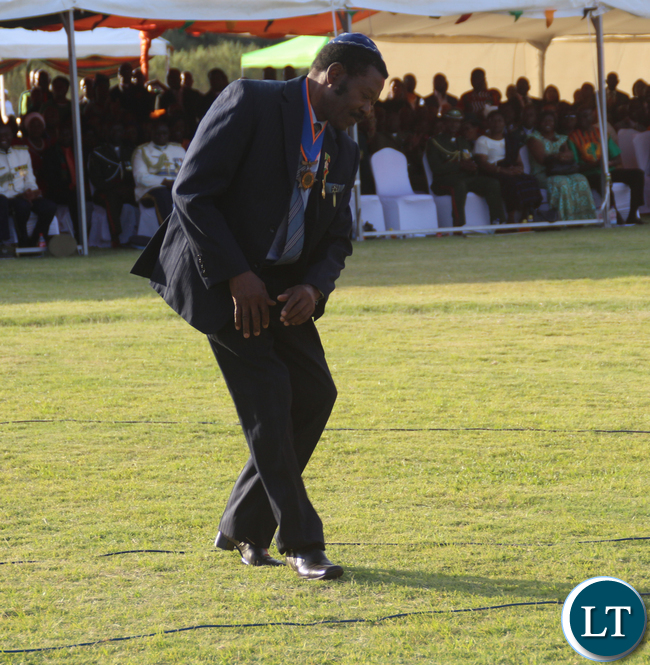 Freedom Fightet Cuthbert Kolala dancing " Tiyende Pamodzi"sang by Zambia voice collection.