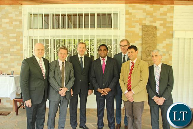 EU Heads of Mission with UPND President Hakainde Hichilema