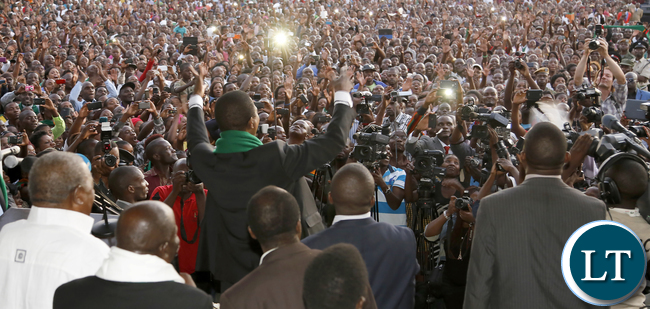 President Edgar Lungu, Dr Kenneth Kaunda and Former President Rupiah Banda at the National Prayer, Fasting & Reconciliation at the showgrounds in Lusaka.- Picture By Eddie Mwanaleza/Statehouse.