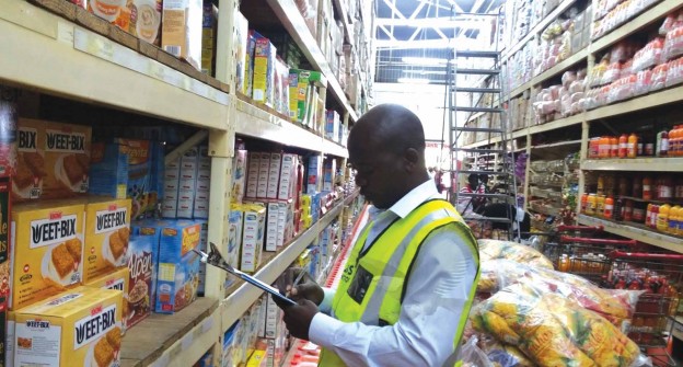 Zambia Bureau of Standards Agent Inspecting imported Products