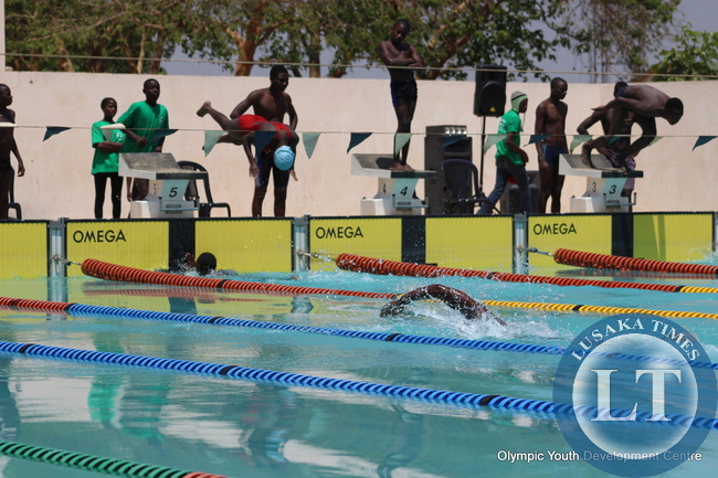 The Zamtel Swim Challenge that took place today on the 26th September, 2015 at the Olympic Youth Development Centre.