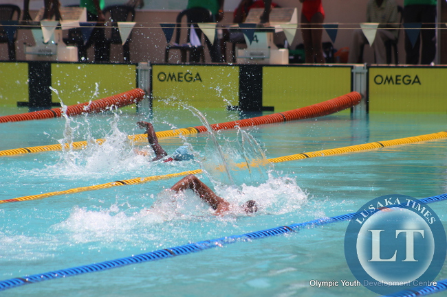 The Zamtel Swim Challenge that took place today on the 26th September, 2015 at the Olympic Youth Development Centre.