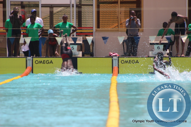 The Zamtel Swim Challenge that took place today on the 26th September, 2015 at the Olympic Youth Development Centre.