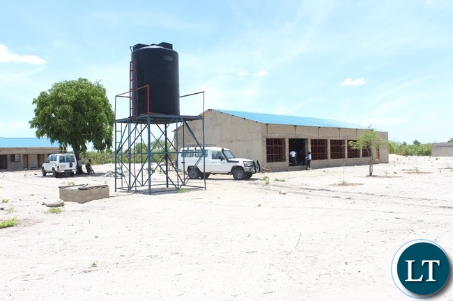The Tusano Mango Processor Plant in Mongu funded by Citizens Economic Empowerment Commission (CEEC) still under construction.