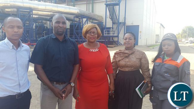 Dora Siliya at Ndola Energy