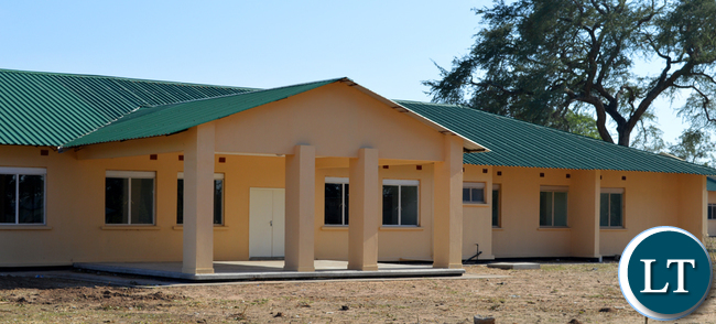 The people of Namwala in Southern Province, have hailed Government for completing the construction of phase-one district hospital in the area, which is yet to be commissioned. Above, is the front-view block housing a number of units such as the Out Patient Department (OPD) and the administrative offices The people of Namwala in Southern Province, have hailed Government for completing the construction of phase-one district hospital in the area, which is yet to be commissioned. Above, is the front-view block housing a number of units such as the Out Patient Department (OPD) and the administrative offices