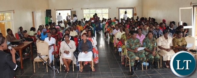 Mbala women from all walks of life gathered at Grasshopper to celebrate 16 Days of Actism