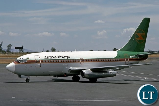 Zambia Airways Boeing 737-200