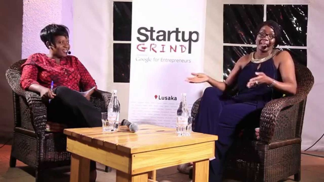 Monica Musonda CEO and Founder of Java Foods at Startup Grind Lusaka