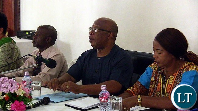 Nevers Mumba at a Press Briefing
