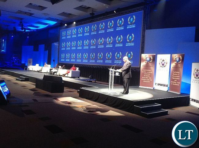 Dr Nevers Mumba Addressing the Roundtable