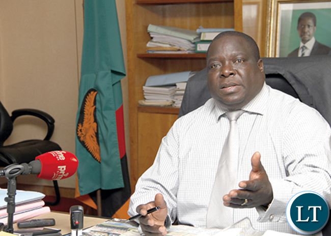 Chief Government Spokesperson Chishimba Kambwili