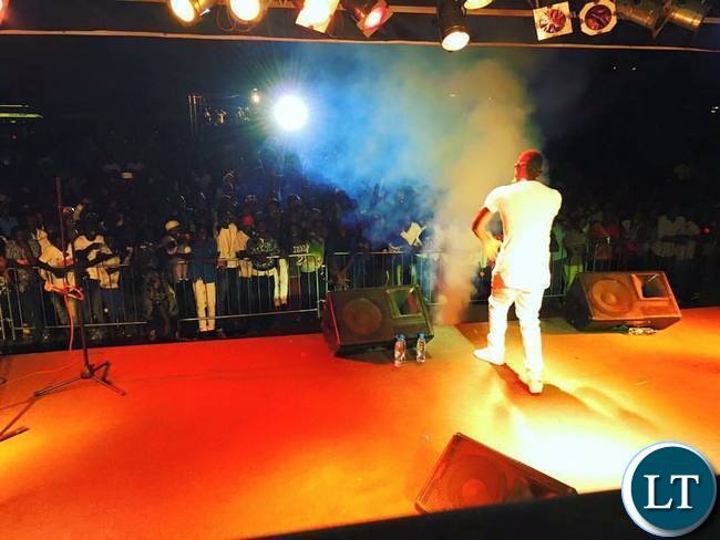 Macky 2 at the Zed Me Free Concert