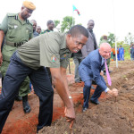 President Lungu at Kawambwa cassava fram and biorefinery development plant Cassava 7715