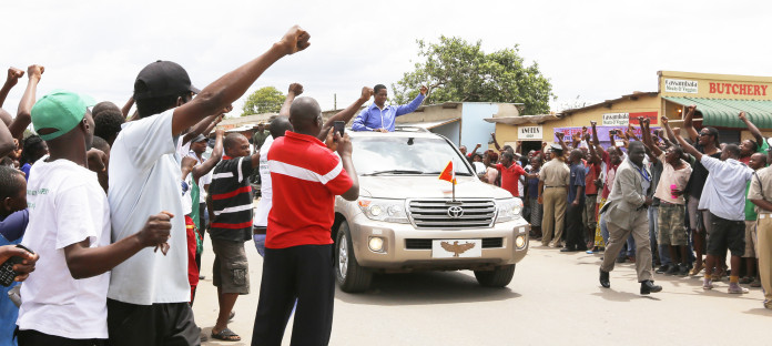 President Lungu at Mutendele Market