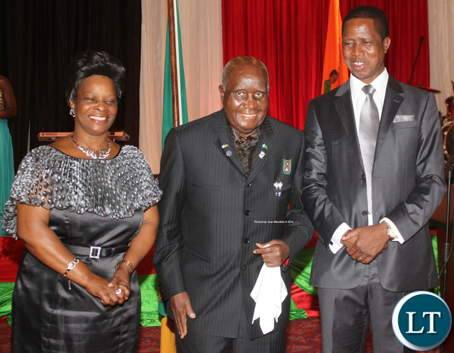 irst lady Esther Lungu, Zambia 1st President and President Edgar Chagwa Lungu.