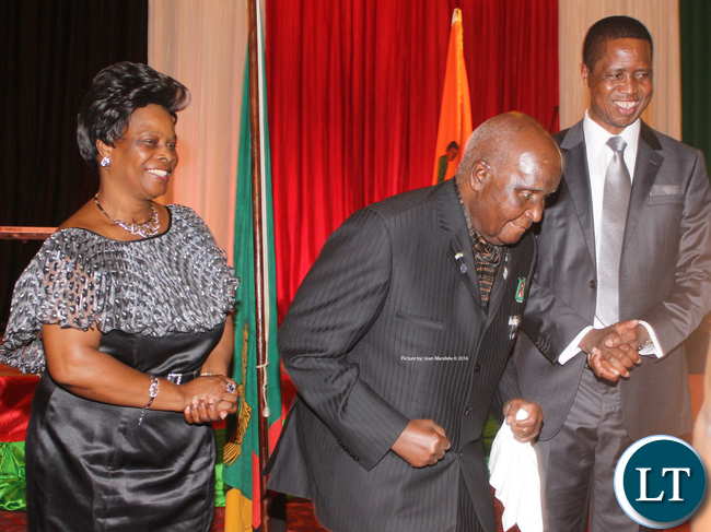 irst lady Esther Lungu, Zambia 1st President and President Edgar Chagwa Lungu.