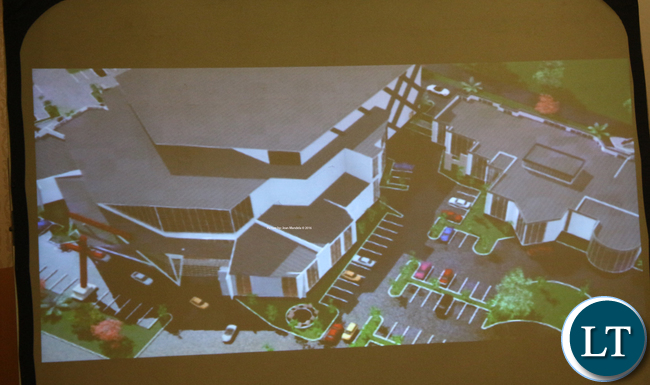 he architect Jimmy Sinyangwe and the the architectural pictures , of the National House of Prayer.