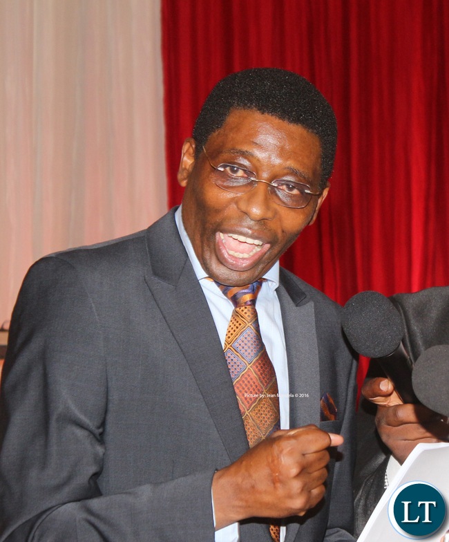 National House of Prayer Advisory Board Chairman Dr Joshua Banda delivering his remarks.