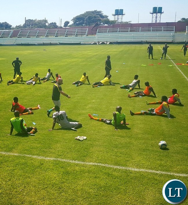 Irfan Kawri drills the team