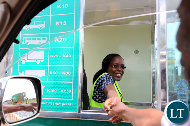National Roads Fund Toll Gates at Kafulafuta