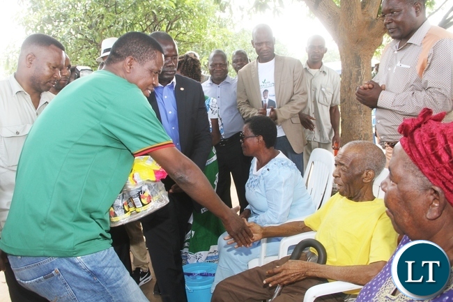 President Lungu concerned with stigmatisation against old people