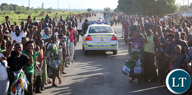 Pf supporters at Kaleya