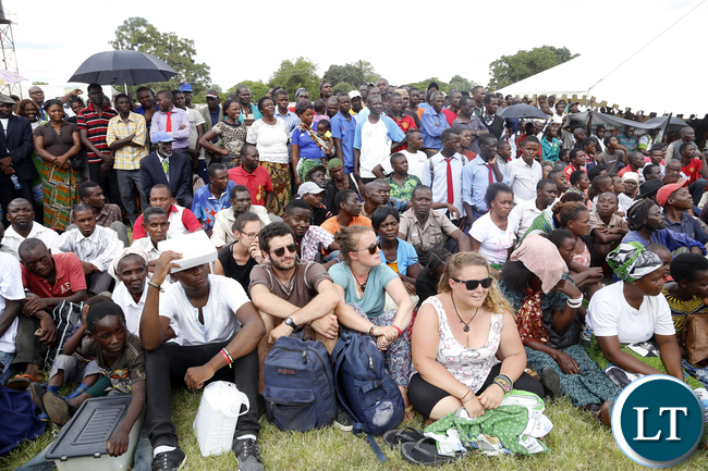 President Lungu Public Rally in Choma