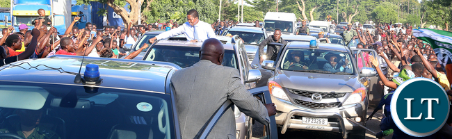 President Lungu in Mazabuka
