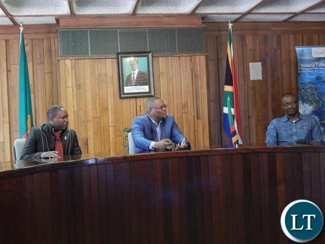 Zambia's High Commissioner to S. Africa, His Excellency Mr. Emmanuel Mwamba with Ubun2 Group of Companies Corporate Affairs Director Apostle Emmanuel Nkhoma (l) and First Secretary for Political Affairs Mr. Josephat Sakala