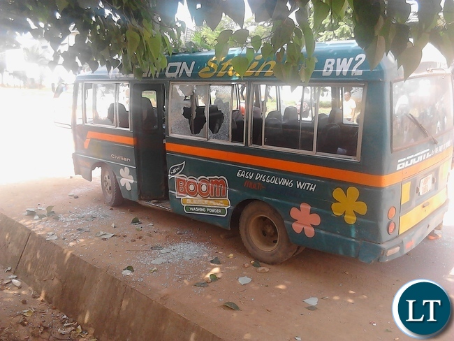 Damaged Vehicles in the MMD cadres fracas