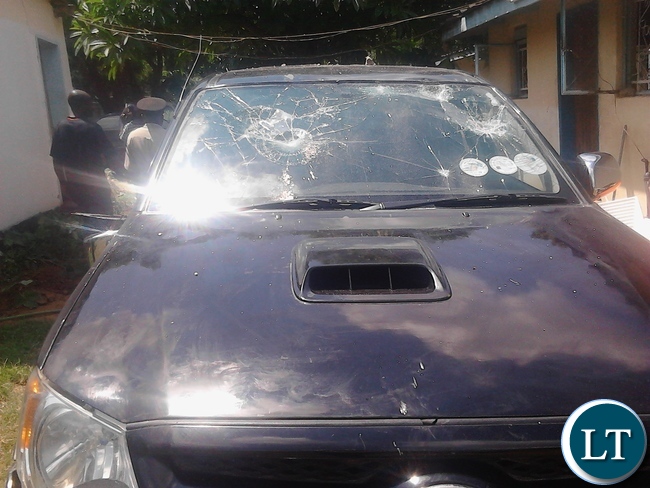 Damaged Vehicles in the MMD cadres fracas
