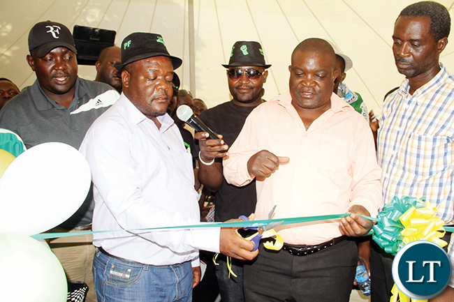 PF Lusaka- rovince chairperson Horace Longwe Lusaka Central councillor Chikutano Nkoma