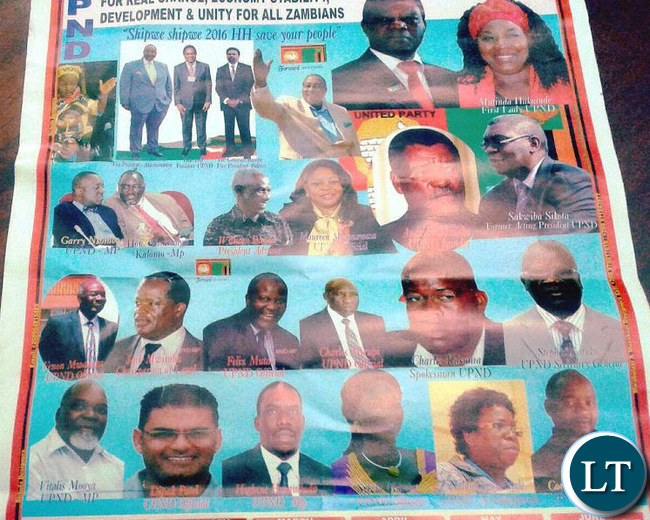 UPND Campaign Poster