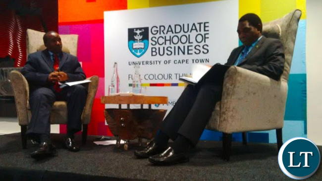 HH at at the Graduate Business School of the University of Cape Town