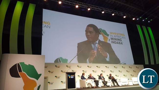 HH at the Mining Indaba in Cape Town