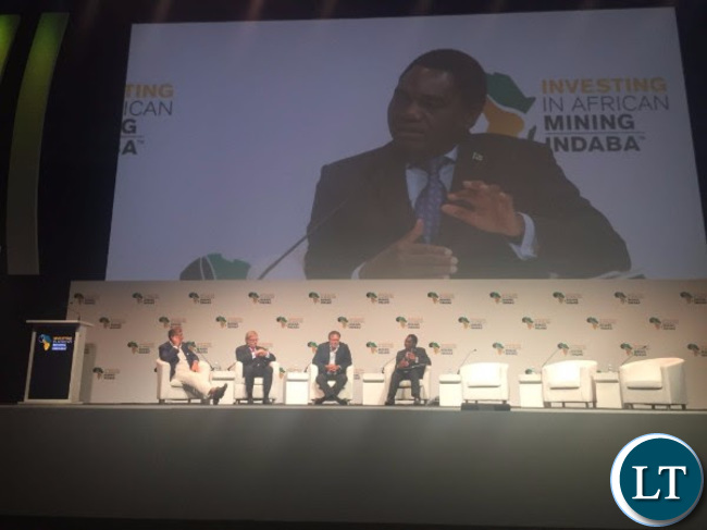 HH at the Mining Indaba in Cape Town