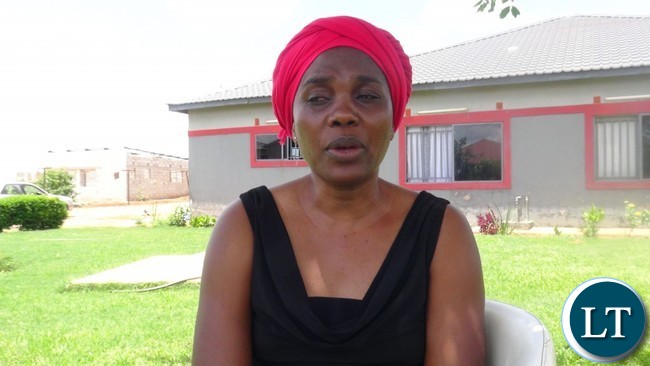 Zambia National Women’s Lobby National Board Chairperson Beauty Katebe