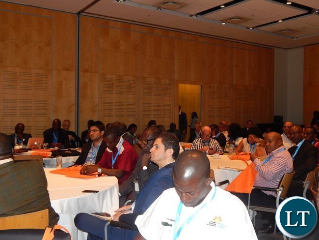 Part of the audience at the Country Case Study on Zambia session at the 2016 Mining Conference in Cape Town on 10th February