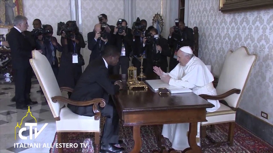 President Lungu Meeting Pope Francis