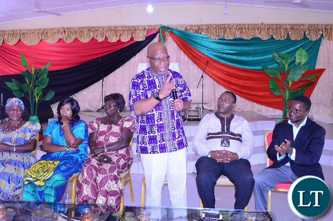 MMD President Dr. Nevers Mumba speaking to the Clergy from various congregations at Victory Ministries in Kasama on 11th February 2016 MMD President Dr. Nevers Mumba speaking to the Clergy from various congregations at Victory Ministries in Kasama on 11th February 2016